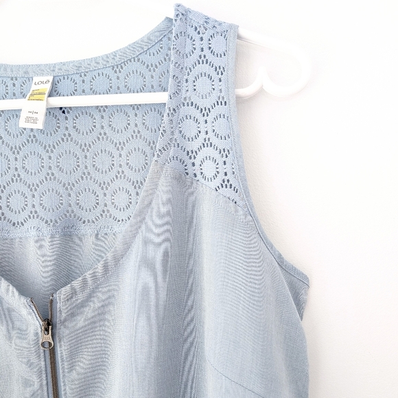 LOLË Women's Carter Dress Ice Blue ~ Size Medium - Picture 6 of 12